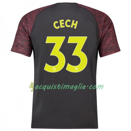 Divisa di Calcio Arsenal Cech 33 Portiere Prima 2018/2019